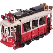 Hilall Shop Dekoratif Metal Taksim Tramvay Vintage Biblo Hediyelik