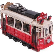 Hilall Shop Dekoratif Metal Taksim Tramvay Vintage Biblo Hediyelik