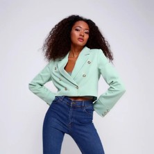 Sunshine Lady Kadın Crop Ceket