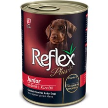 Reflex Plus Gramavy Junior Kuzulu Parça Etli Yavru Köpek Konservesi 400 Gram