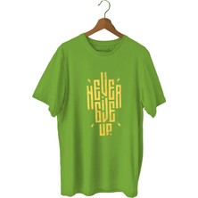 Bluu Ngup  Sporcu T-Shirt Bisiklet Yaka