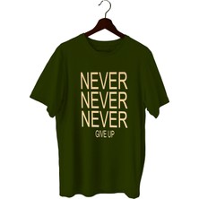 Bluu Nevernever2  Sporcu T-Shirt Bisiklet Yaka