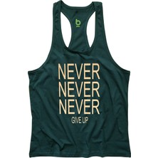 Bluu Nevernever2 Fitness Gym Tank Top Sporcu Atleti