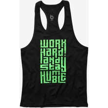 Bluu Hmblegr Fitness Gym Tank Top Sporcu Atleti