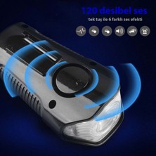 Daily Link Dailylink Bisiklet Işık Korna LCD Hız Göstergesi Su Geçirmez Fener