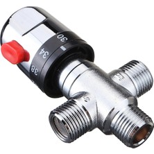 Guangdong Spirit 15mm Sıcak/Soğuk Su Termostatik Karışım Vanası - Gümüş (Yurt Dışından)