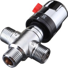 Guangdong Spirit 15mm Sıcak/Soğuk Su Termostatik Karışım Vanası - Gümüş (Yurt Dışından)