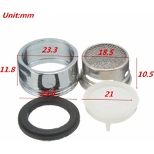 Guangdong Spirit Faydalı Araçlar 24 mm Mutfak Bakır Musluk Havalandırma Nozulu Krom Erkek Bacalı Uç Difüzör