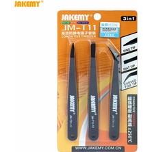 Guangdong Spirit Profesyoneljakemy JM-T11 3 Adet Anti-Statik Cımbız Seti Triad Fix Onarım Aracı Kiti iPhone Akıllı Telefon Tabletler Elektronik Bileşenler(Yurt Dışından)