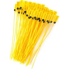 Guangdong Spirit 100 Adet Sarı Paket Taşıma Kamyonu Plastik Güvenlik Mühür 40CM Etiket Kablo Bağları(Yurt Dışından)