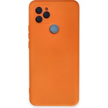 Kılıfmania General Mobile GM22 Kapak Kamera Korumalı Içi Kadife Lansman Silikon Kılıf - Turuncu