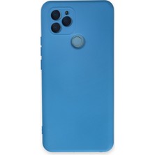 Kılıfmania General Mobile GM22 Kapak Kamera Korumalı Içi Kadife Lansman Silikon Kılıf - Mavi