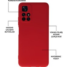 Kzy Xiaomi Redmi Note 11 Kapak Kamera Korumalı Içi Kadife Lansman Silikon Kılıf - Lila