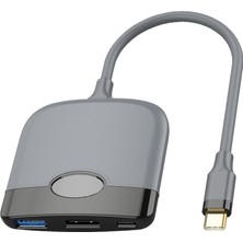 Sharplace Tip C Usb-C HDMI Adaptörü Dönüştürücü Hub Adaptörü Anahtar Aksesuarları Mavi Için (Yurt Dışından)