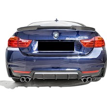 Omg Oto Bmw F32 4 Serisi M Performance Difüzör Piona Black 2014+  Abs Plastik