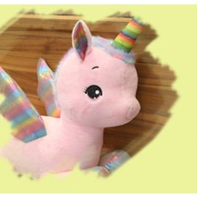 Sanlindou 40 cm Unicorn Peluş Oyuncak - Pembe (Yurt Dışından)