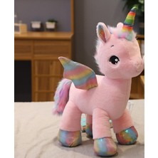 Sanlindou 40 cm Unicorn Peluş Oyuncak - Pembe (Yurt Dışından)