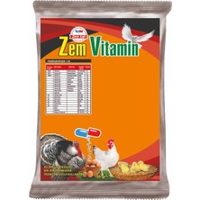 Zem Vitamin Kanatlı Hayvan Piliç Vitamin Takviyesi Karışımı 100 gr