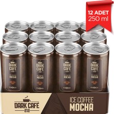 Dark Café 212, Soğuk Kahve, Mocha, 250 ml (12'li Paket, 12 adet x 250 ml)