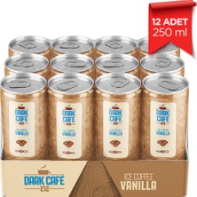 Dark Café 212, Soğuk Kahve, Vanilla, 250 ml (12'li Paket, 12 adet x 250 ml)