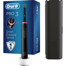 Oral-B Pro 3500 Şarj Edilebilir Diş Fırçası Siyah + Başlık