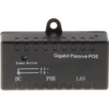 Flameer Ethernet Gigabit Pasif Poe Adaptörü Üzerinde 1 Parça Poe Enjektör Güç Kaynağı