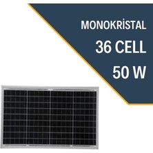 N&D Lighting Lexron 50WATT Monokristal Solar Güneş Enerji Paneli