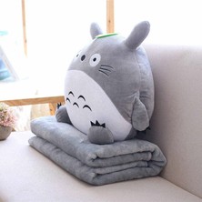 Sanlindou Totoro Peluş Yastık Işlevli 3 1 Atmak Yastık Totoro El Sıcak Yastık Minder Battaniye Çocuklar İle Bebek Kız Yumuşak Oyuncaklar | Doldurulmuş Ve Peluş Hayvanlar (Yurt Dışından)