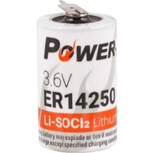 Power-Xtra 3.6V ER14250 1/2AA-3PT Li-Socı2  Sayaç Pili