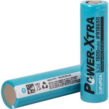 Power-Xtra IFR18650 - 3.2V 1500 Mah Lifepo4 Şarjlı Pil