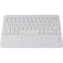 Gazechimp Mac Için Bluetooth Kablosuz Klavye Touchpad / Pc / iPad Samsung Tablet 9 "9 Inç Beyaz(Yurt Dışından)