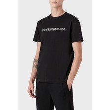 Emporio Armani Pamuklu Baskılı Regular Fit Bisiklet Yaka T Shirt Erkek T Shirt 8N1TN5 1jpzz 0021