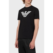 Emporio Armani Pamuklu Baskılı Regular Fit Bisiklet Yaka T Shirt Erkek T Shirt 8N1TN5 1jpzz 0022