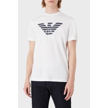 Emporio Armani Pamuklu Baskılı Regular Fit Bisiklet Yaka T Shirt Erkek T Shirt 8N1TN5 1jpzz 0147