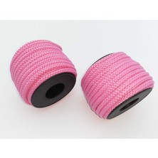 Be Beauty Pembe Renkte 6 mm Polyester 1.kalite Eşofman Kapşon Bağ Ipi (20 Mt)