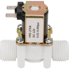 Guangdong Spirit 12V G1/2su Dağıtımı Için Nc Plastik Elektrik Girişi Solenoid Su Vanası