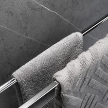 Sanlindousanlindou Paslanmaz Çelik Krom Banyo Aksesuarı Havlu Askısı - Gümüş (Yurt Dışından)