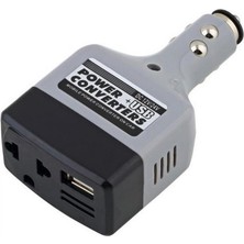Farfi Taşınabilir Dc 12 V / 24 V Ac 220 V USB Araba Güç Çevirici Dönüştürücü Şarj Adaptörü (Yurt Dışından)