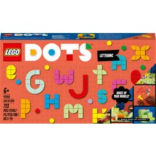 LEGO DOTS Bir Sürü DOTS # Harfler 41950 - 6 Yaş ve Üzeri Çocuklar için Yaratıcı Aktivitelere İlham Veren Alfabeli Kendin Yap Seti (722 Parça)