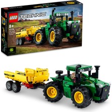 LEGO Technic John Deere 9620R 4WD Traktör 42136 - 8 Yaş ve Üzeri Çocuklar için Detaylı bir Oyuncak Traktör Yapım Seti (390 Parça)