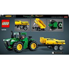 LEGO® Technic John Deere 9620R 4WD Traktör 42136 - 8 Yaş ve Üzeri Çocuklar Için Detaylı Bir Oyuncak Traktör Yapım Seti (390 Parça)