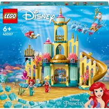 LEGO # Disney Ariel#in Su Altı Sarayı 43207 - 6 Yaş ve Üzeri Çocuklar için İnşa Edilebilen Deniz Kızı Prenses Oyuncak Yapım Seti (498 Parça)