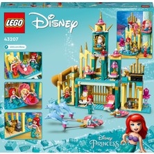 LEGO # Disney Ariel#in Su Altı Sarayı 43207 - 6 Yaş ve Üzeri Çocuklar için İnşa Edilebilen Deniz Kızı Prenses Oyuncak Yapım Seti (498 Parça)