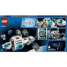 LEGO City Ay Uzay İstasyonu 60349 - 6 Yaş ve Üzeri Çocuklar için 5 Astronot Minifigürlü Oyuncak Yapım Seti (500 Parça)