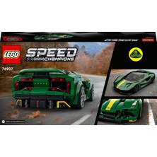 LEGO Speed Champions Lotus Evija 76907 - 8 Yaş ve Üzeri Çocuklar ve Araba Meraklıları Için Harika Bir Oyuncak Yapım Seti (247 Parça)