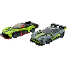 LEGO Speed Champions Aston Martin Valkyrie Amr Pro ve Aston Martin Vantage Gt3 76910 - Araba Seven Çocuklar Için Yaratıcı Oyuncak Yapım Seti (592 Parça)