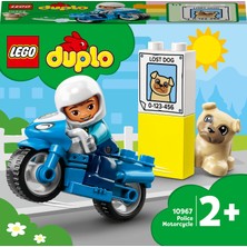 LEGO® Duplo® Kurtarma Polis Motosikleti 10967 - 2 Yaş ve Üzeri Çocuklar Için Polis Motosikleti Içeren Oyuncak Yapım Seti (5 Parça)