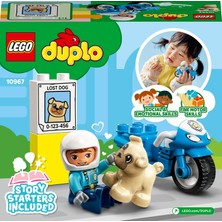 LEGO® Duplo® Kurtarma Polis Motosikleti 10967 - 2 Yaş ve Üzeri Çocuklar Için Polis Motosikleti Içeren Oyuncak Yapım Seti (5 Parça)