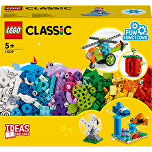 LEGO Classic Yapım Parçaları ve Fonksiyonlar 11019 - 5 Yaş ve Üzeri Çocuklar için 7 İnşa Edilebilen Oyuncak İçeren Yaratıcı Yapım Seti (500 Parça)