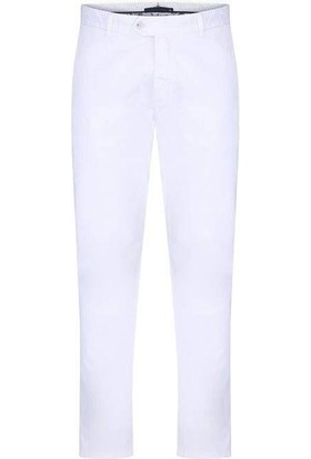 W Collection Erkek Casual Pantolon - Beyaz